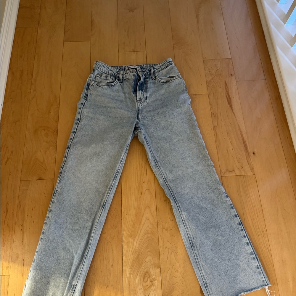 Zara Light Blue Denim Jeans